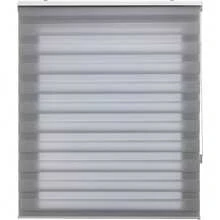 Ecommerc3 Store enroulable Jour et Nuit Taille 150x180 Largeur x Hauteur - Tissu Double Jour et Nuit Taille Tissu 147x175 - Installation Facile au Mur ou au Plafond - Gris foncé - Voir 3