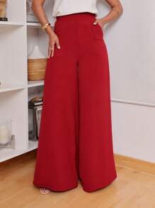 Women Pants - Red - View 5
