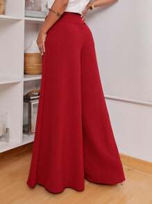Women Pants - Red - View 2