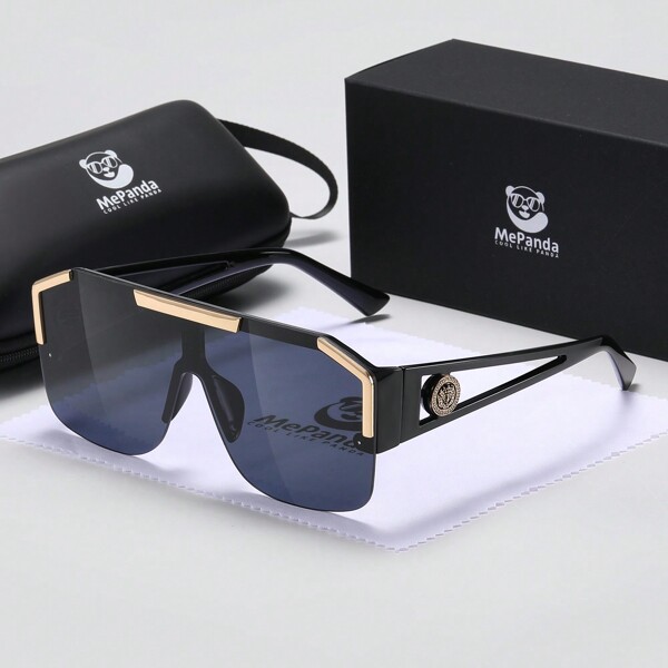 MePanda MePanda Unisex Hollow Frame Fashion Glasses With Mirrored Legs, Perfect For A Stylish And Look On The Go Beach Accessories Glasses Shades For Summer Beach Vacation,Outdoor,Travel