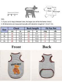 Vestito per animali domestici a una pieza, estivo, sottile e traspirante per cane corgi, adatto per cani e gatti di piccola taglia