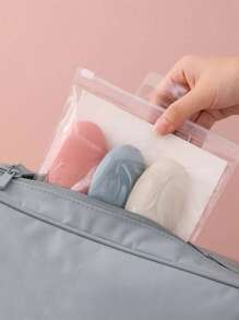 3pcs/Set Refillable Silicone Travel Bottles Set,Silicone Leak Proof Travel Bottles Set Carry On Refillable Squeezable Containers For Shampoo, Lotion, Toiletries - Leak Proof And Squeezable For Shampoo, Lotion, And Toiletries - Perfect For Carry On And On-The-Go Use - Multicolor - View 2