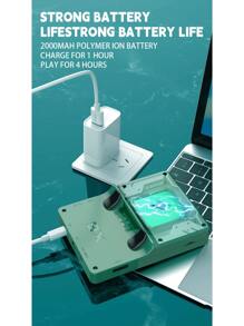 X6 Game Console Retro Video Game Console 3.5/4'' IPS Screen Portable Handheld Game Player 10000+ Classic Games  Gifts - Green - View 11