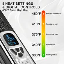 Dampf-Haarglätter Professionelle Titanium-Keramik Starke Dampf-Flacheisen-Styler Professionelle Dampf-Haarglätter & Styling-Tool Steampod Professionelle Styler für alle Haartypen