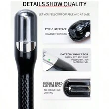 Rechargeable Cordless Split Hair Trimmer, Hair Split Ends Trimmer, Remover Damaged Hair, Repair Hair Care Treatment, Portable USB Rechargeable Split Ends Hair Clipper For Household, Hair Trimming Device, Hair Care, 500mAh Battery Capacity