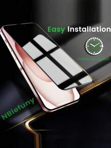 4 Packs Privacy Protection Full Screen Tempered Glass Protective Film For Iphone16e 15 16 16plus Promax 15Pro 14Promax 13 12 11 With Black Edge Silk Screen Anti-Peeping Full Screen Mobile Phone Protective Film Gift For Birthday, Family, Friends Anti-Spy, Phone Screen Protector, Phone Accessories