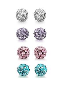 1pair Stainless Steel Piercing Nipple Rings Basic Chest Jewelry For Women Daily Wear