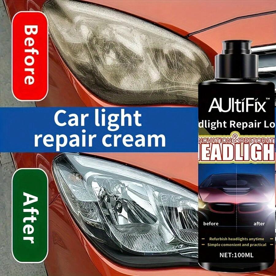 100ml Car Headlight Repair Cream Anti Oxidation Brightening Scratch