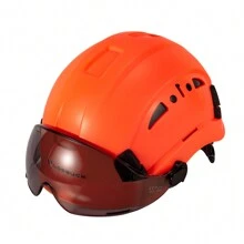 LOEBUCK Industrial Safety Hard Hat With Matching Goggles For Building, High-Altitude Rescue, Climbing, Crash Protection. Compliant With US ANSI Z89.1, EU EN397 Standards. (1 Piece) - American Safety Hard Hat - View 19