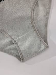 Ensemble de 7 pièces Culottes confortables triangulaires de sport pour femmes, à taille basse et à la mode