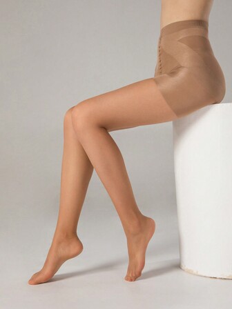 40D Dam Body Shaper Tights Med Magkontroll & Rumplyftare, Slim Fit Tights, Strumpbyxor, Mysiga