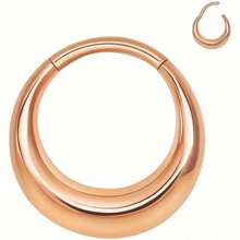 1pc 316L Stainless Steel Nose Septum Ring And Cartilage Earrings - Simple Body Piercing Jewelry For Decoration And Style