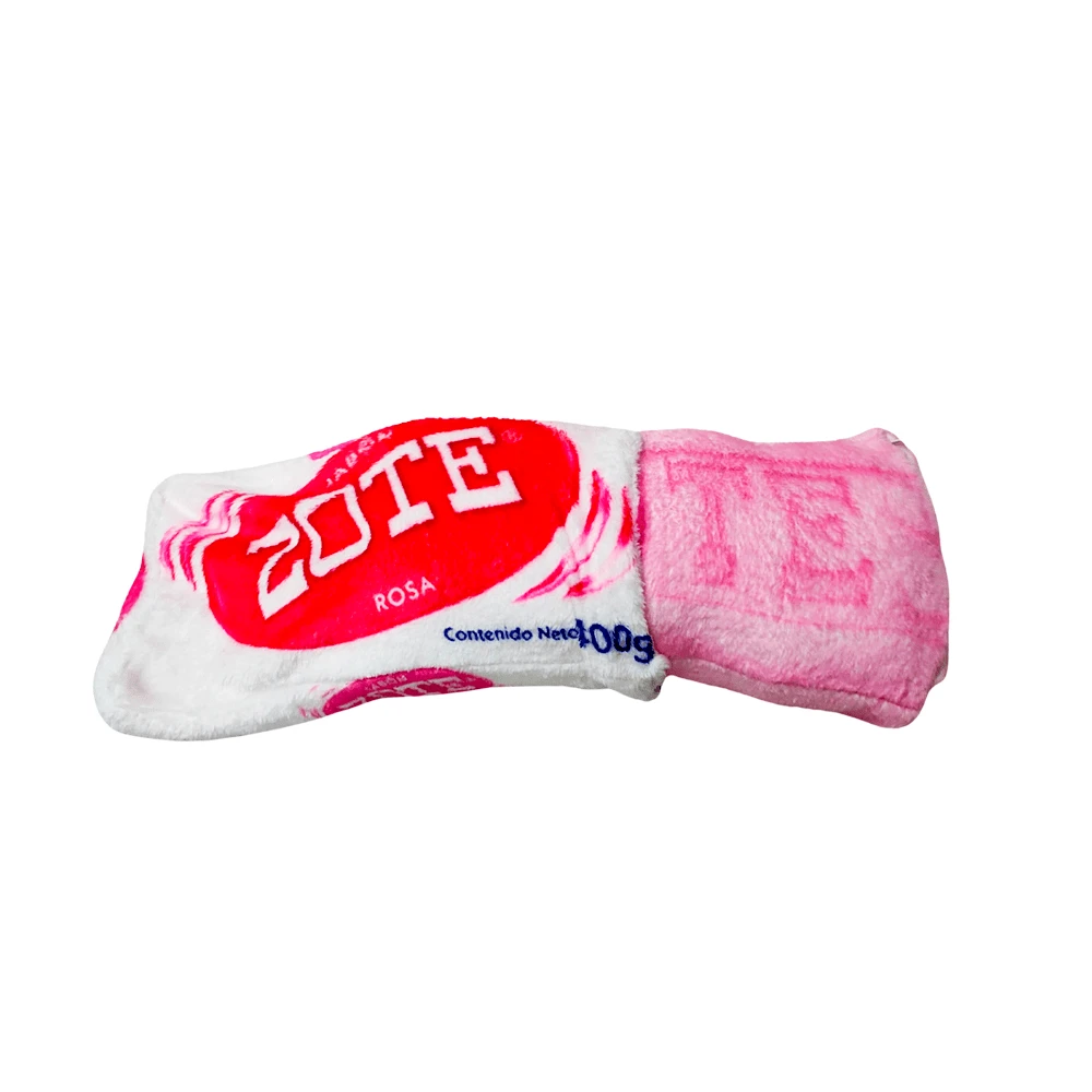 Cojin Almohada Meme Jabón Zote Color Rosa Chiquito con relleno y cierre - Rojo - Ver 1