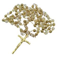 Lazo Para Boda de Cristal Importado, Mancuerna Matrimonio, Ceremonia Nupcial. - Dorado - Ver 3