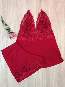 Women Nightgowns & Sleepshirts - 紅色 - 查看 3