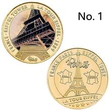 France Paris Sports Game Commemorative Coin Gift Cards Birthday Gift Happy Birthday Coin Commemorative Coin Colorful Cake Collection Small Gift - Olympic Games Commemorative Edition - View 2