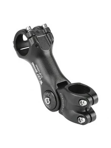 A WEST BIKING Mountain Bike Bicycle Adjustable Handlebar Stem Angle Stem 31.8*120mm Riser Headset Handlebar Lift Accessory - Black - View 3