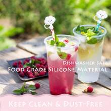 3 Packs Compatible With 30&40 Oz Tumbler, 10mm Cloud Shape Straw Covers Cap, Cute Silicone Cloud Straw Covers, Straw Protectors, Soft Silicone Cloud Shape Straw Lid For 10mm Straws