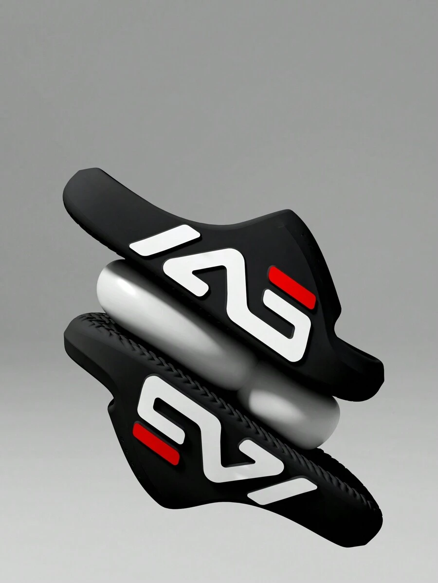 Men's Outdoor Sports Basketball Slippers, Thick Sole Soft Comfortable Outdoor Wear Fashion Sandals, Non-Slip, Odor-Resistant, Indoor Home Bathroom Shower One-Strap Slides