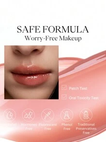 JOOCYEE Glazed Rouge 535 Guava Sweet Night Hydrating Lip Care Moisturizing Plumping Long Lasting Transfer-Proof Lipstick - 535 Guava Sweet Night - View 8