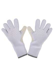 1 Pair Soccer Goalie Gloves With Finger Protection, Anti-Slip And Breathable Training Goalkeeper Gloves Football Gloves