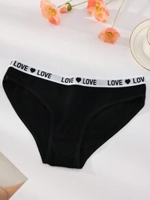 Ensemble de 7 pièces Culottes confortables triangulaires de sport pour femmes, à taille basse et à la mode