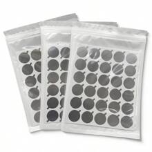 300pcs/Pack 10 Sheets False Eyelashes Adhesive Stickers & Aluminum Foil Pads For Eyelash Extensions. Also Comes With Eyelash Glue Holder Tray - Multicolor - View 7