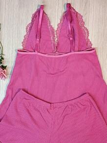 Women Nightgowns & Sleepshirts - Pink - View 3