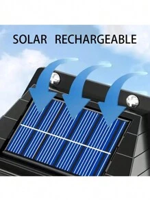 Đèn LED ngoài trời Bóng đèn năng lượng mặt trời Vonfram cảm ứng Đèn tường Đèn sân vườn Biệt thự sân vườn Đèn chiếu sáng ban đêm - Màu vàng - Xem 4