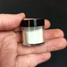 Dofuny Groene lichtgevende nagelkunstpoeder 10g Professionele zeldzame aardenstof Langdurige glow-in-the-dark manicure dip pigment glitter voor nagels