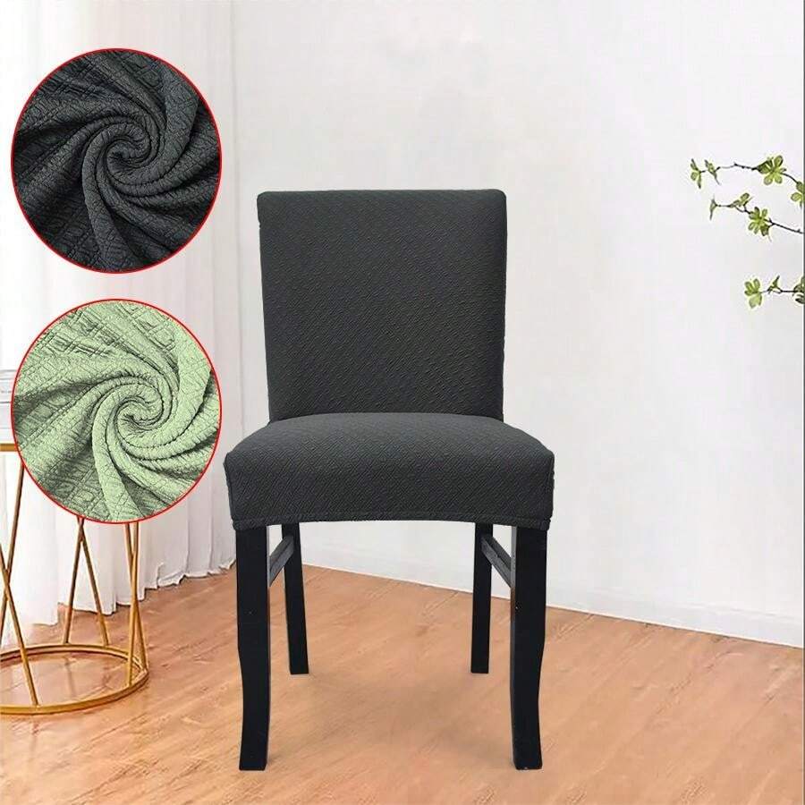 1pc Dining Chair Cover, Stretch Dining Room Chair Slipcover, Chair Sofa Cover For Kitchen