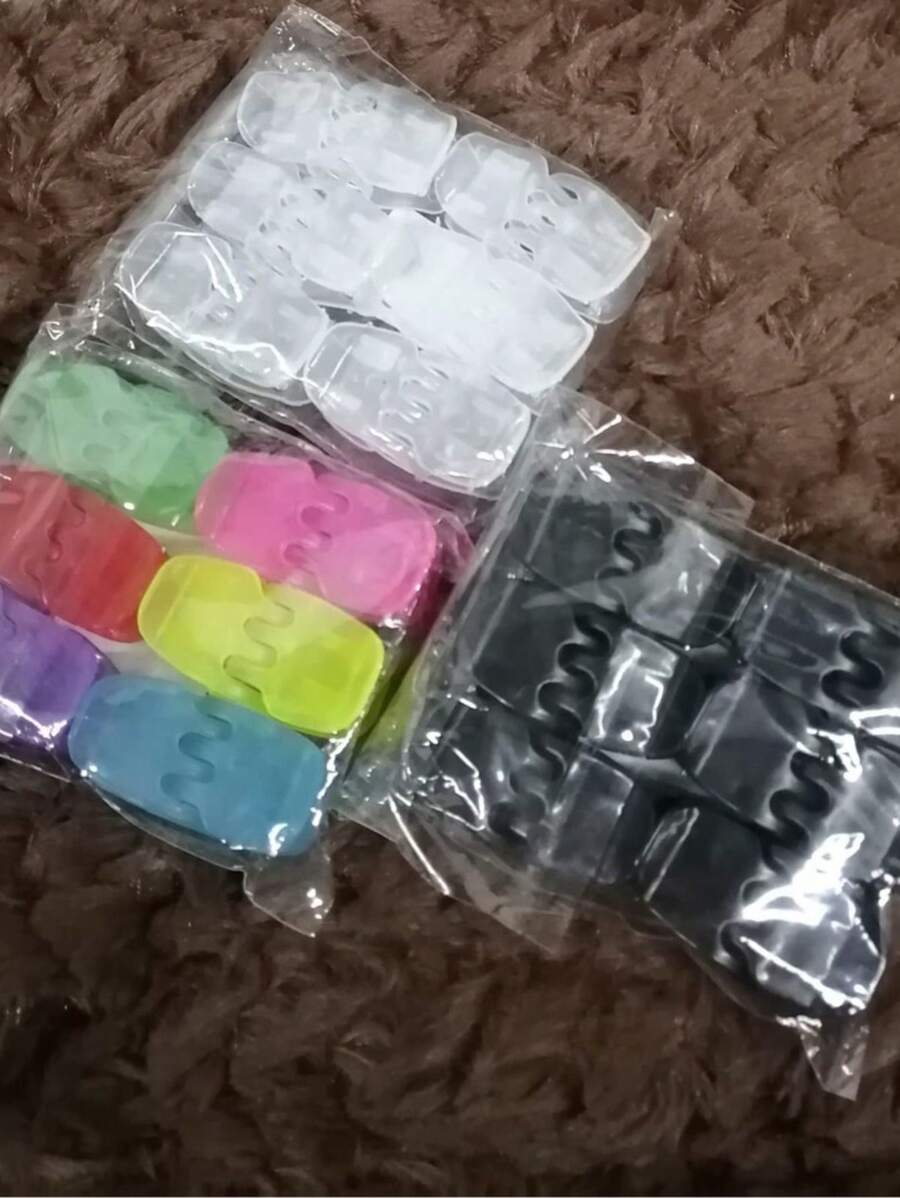 kit DE Piranhas plastico infantil e FEMININA Para Penteado Cabelo TAMANHO 2.5cm CONTEM 12 PECA - Multicolorido - Visão 1