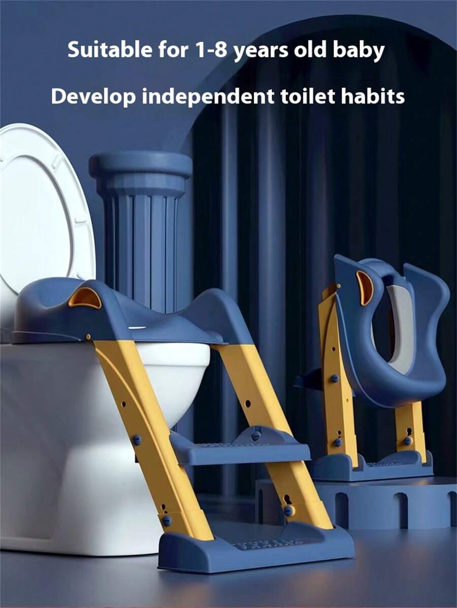 Children Toilet Seat Baby LadderShaped Toilet Ring Child Toilet Seat