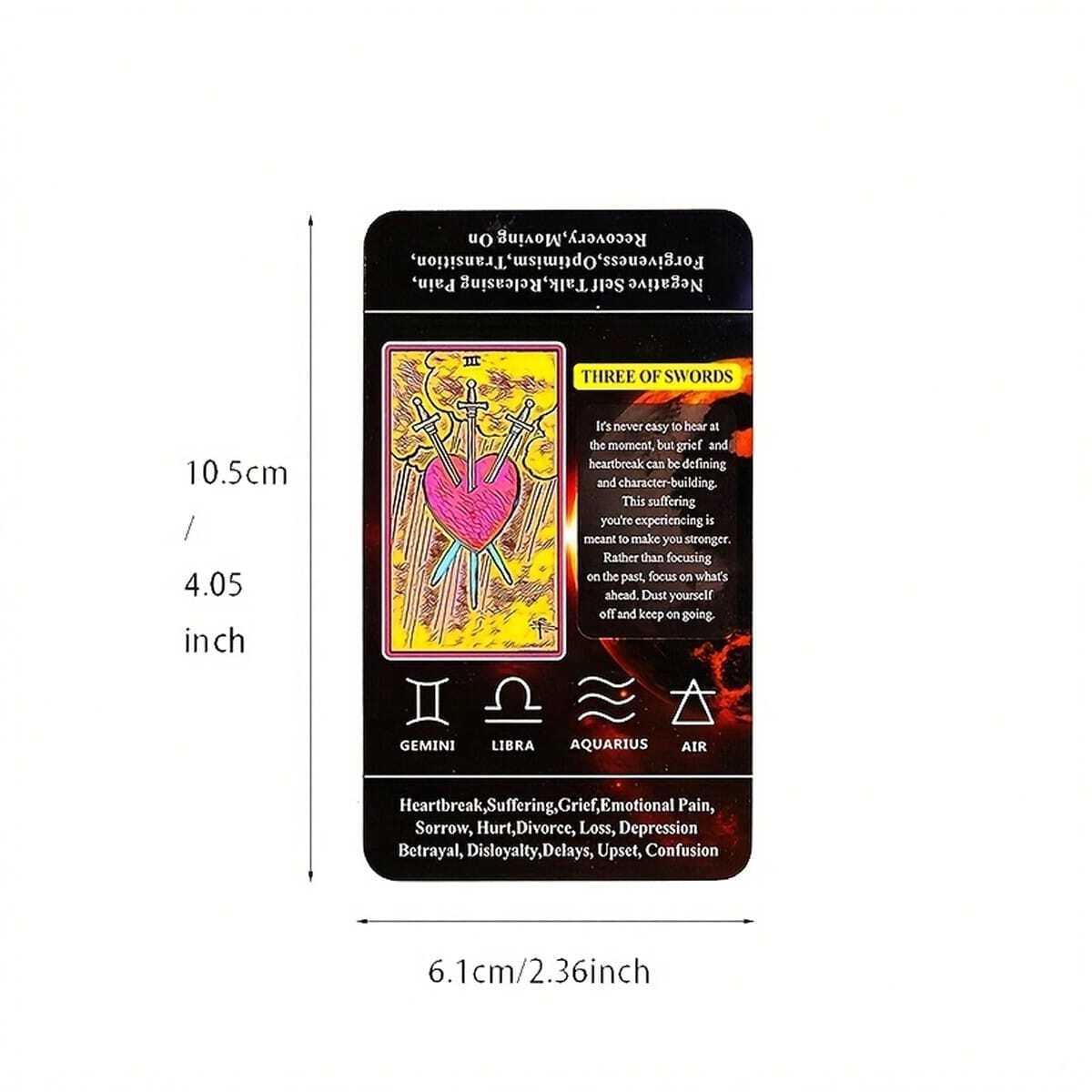 Card For Beginners With Meaning On Them, 78Cards Pocket Size , Fortune
