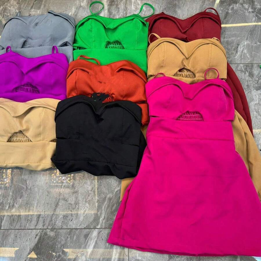 Women Dresses - 綠色 - 查看 1