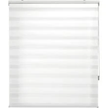 Ecommerc3 Roller Blinds Day And Night Size 180x180 Width X Height - Double Fabric Day And Night Size Fabric 177x175 - Easy Wall Or Ceiling Mount - Silver - View 1