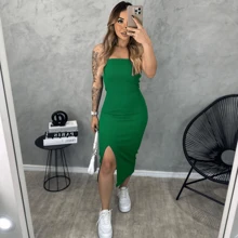 Women Dresses - Green - View 1