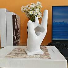 Soporte de exhibición de martillo de roca, baqueta, creativo, decoración del hogar, regalo, estante de almacenamiento de varita mágica, divertido - Blanco - Ver 5