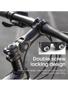 A WEST BIKING Mountain Bike Bicycle Adjustable Handlebar Stem Angle Stem 31.8*120mm Riser Headset Handlebar Lift Accessory - Black - View 4