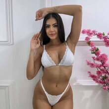 Women Sexy Lingerie Sets - 白色 - 查看 2