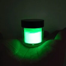 Dofuny Groene lichtgevende nagelkunstpoeder 10g Professionele zeldzame aardenstof Langdurige glow-in-the-dark manicure dip pigment glitter voor nagels