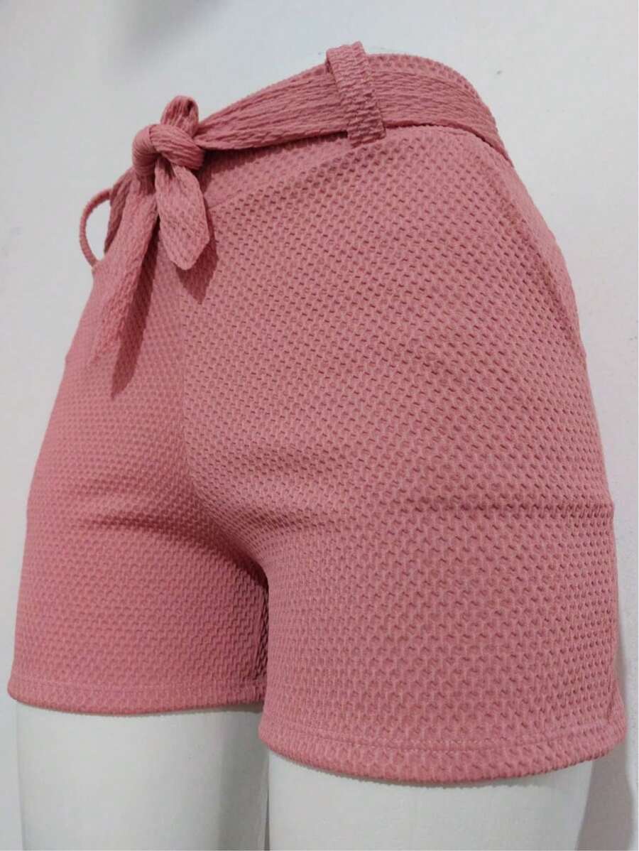 Women Shorts - Màu hồng gỉ - Xem 1