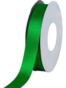 1pc 100 Yards Multicolor 0.65cm Wide Single-Face Polyester Satin Ribbon, Suitable For Crafts, Wedding, Gift Wrapping, Bow Making And Other Projects. - Multicolor - View 20