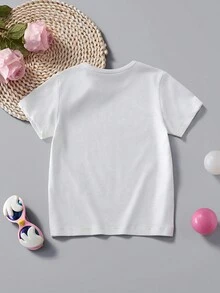 Tops con gái lớn Hoạt hình Hoa Giải trí - trắng - Xem 2