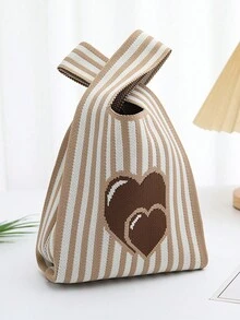 Ladies" Lightweight And Cute Heart Patterned Wristlet For Casual Use - Multicolor - View 1