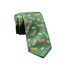 Dilly Doe Necktie Funny Neckties For Men Offensive Novelty Ties For Men Funny Necktie For Casual Meetings And Fun Events - Green - View 1
