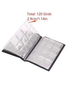 120 个硬币夹 4 种颜色收集收藏收纳钱便士相册书袋时尚 24062307042 适用于旅行收纳袋、化妆包、化妆包、度假收纳袋、大容量化妆品收纳袋化妆盒，适用于口红、刷子、护肤品、手机、硬币、小物品，适用于家庭、礼物、度假和节日万圣节圣诞节多功能用途 - 彩色 - 查看 6