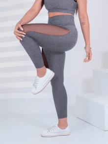 Women Sports Leggings - Xám - Xem 1