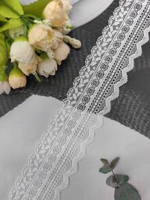 90cm/1 pezzo Pizzo elastico morbido, pelle-friendly e traspirante, adatto per abbigliamento, scollo, polsini, orlo vestito, biancheria intima, canottiera, abito da sposa, gonna, scarpe, cappello, biancheria da letto, decorazione, tessili per la casa, accessori per capelli, ornamenti, guanti, tende, giocattoli, confezioni floreali e vari materiali di artigianato