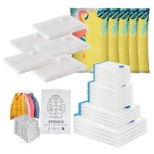 5pcs Vacuum Storage Bags, Save Storage Space Bedroom Organization Quilts Blankets Clothes Storage Vacuum Seal Bags Without Travel Hand Pump Decorations Decor Festival Decor Room Decor Home Decor Decor Bedroom Decor Decor, Room Decor, Decorations, Decorations, Decor, Decor, Decor, Decor, Storage, Organizer